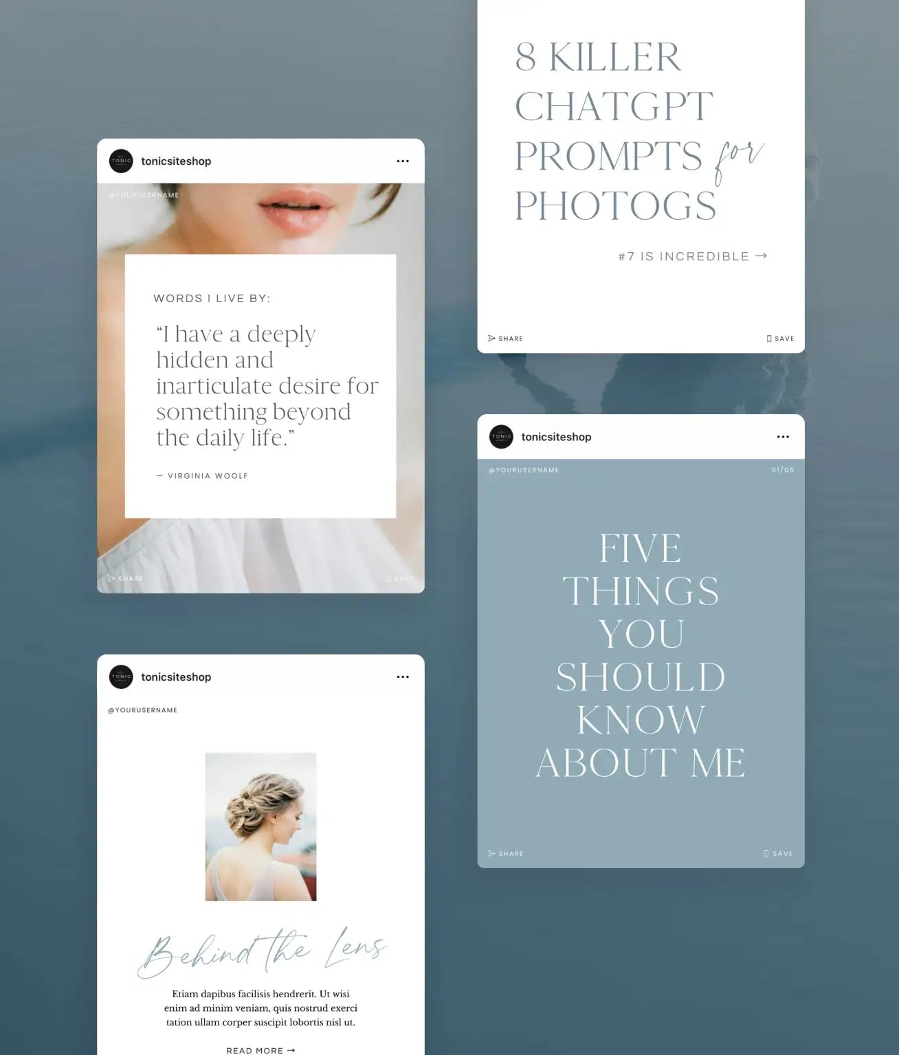 Clover Social Media Canva Templates