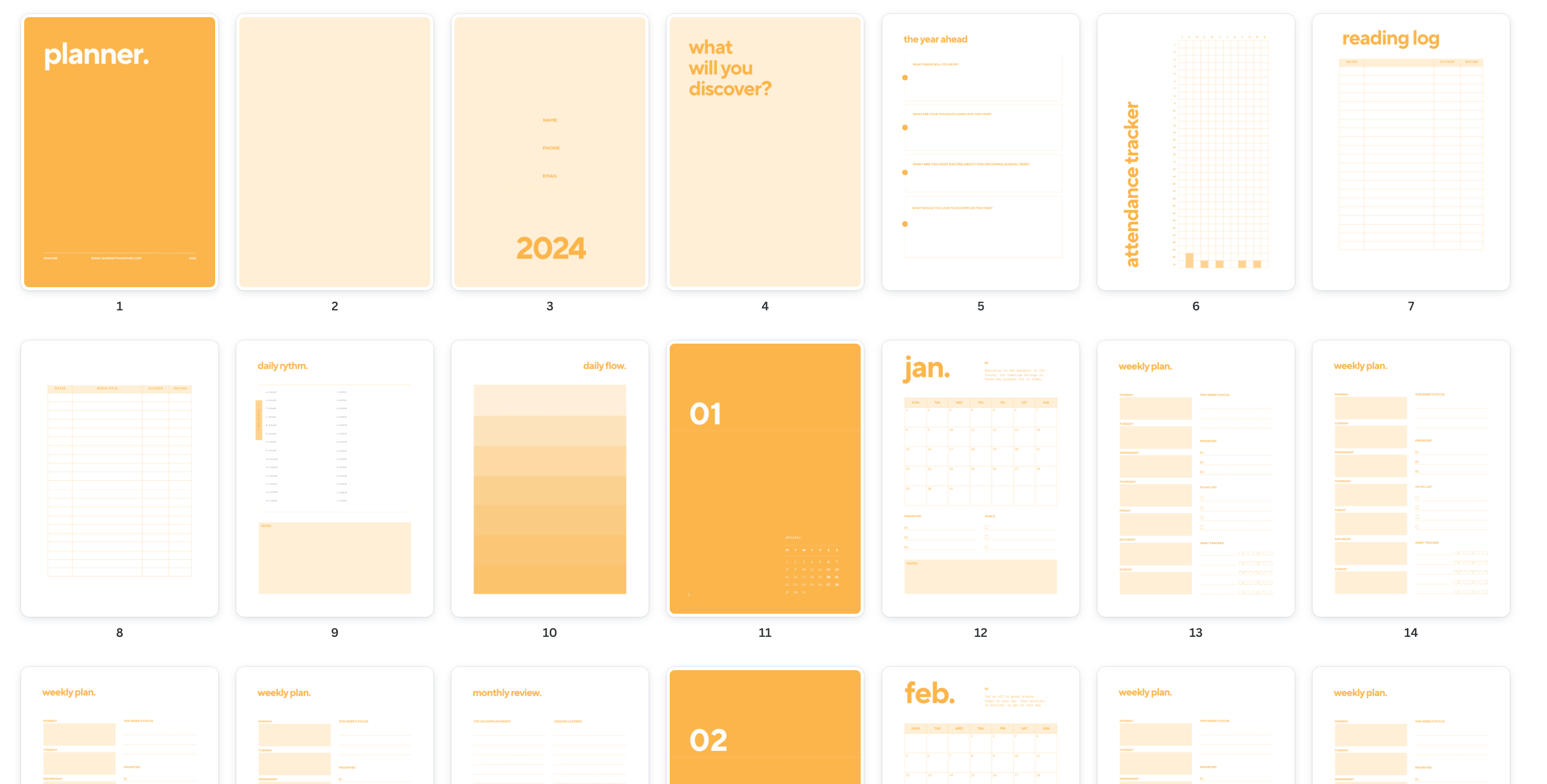 Homeschool Planner