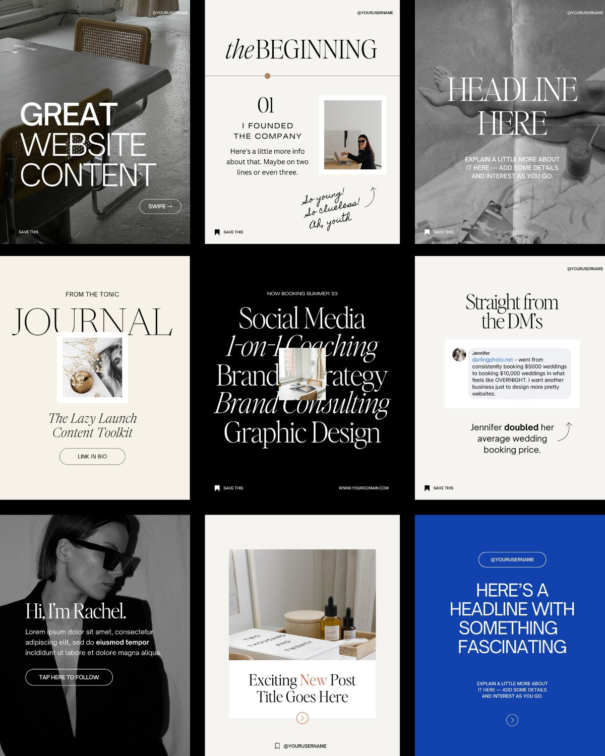 Campari Content Templates (Batch No. 03)