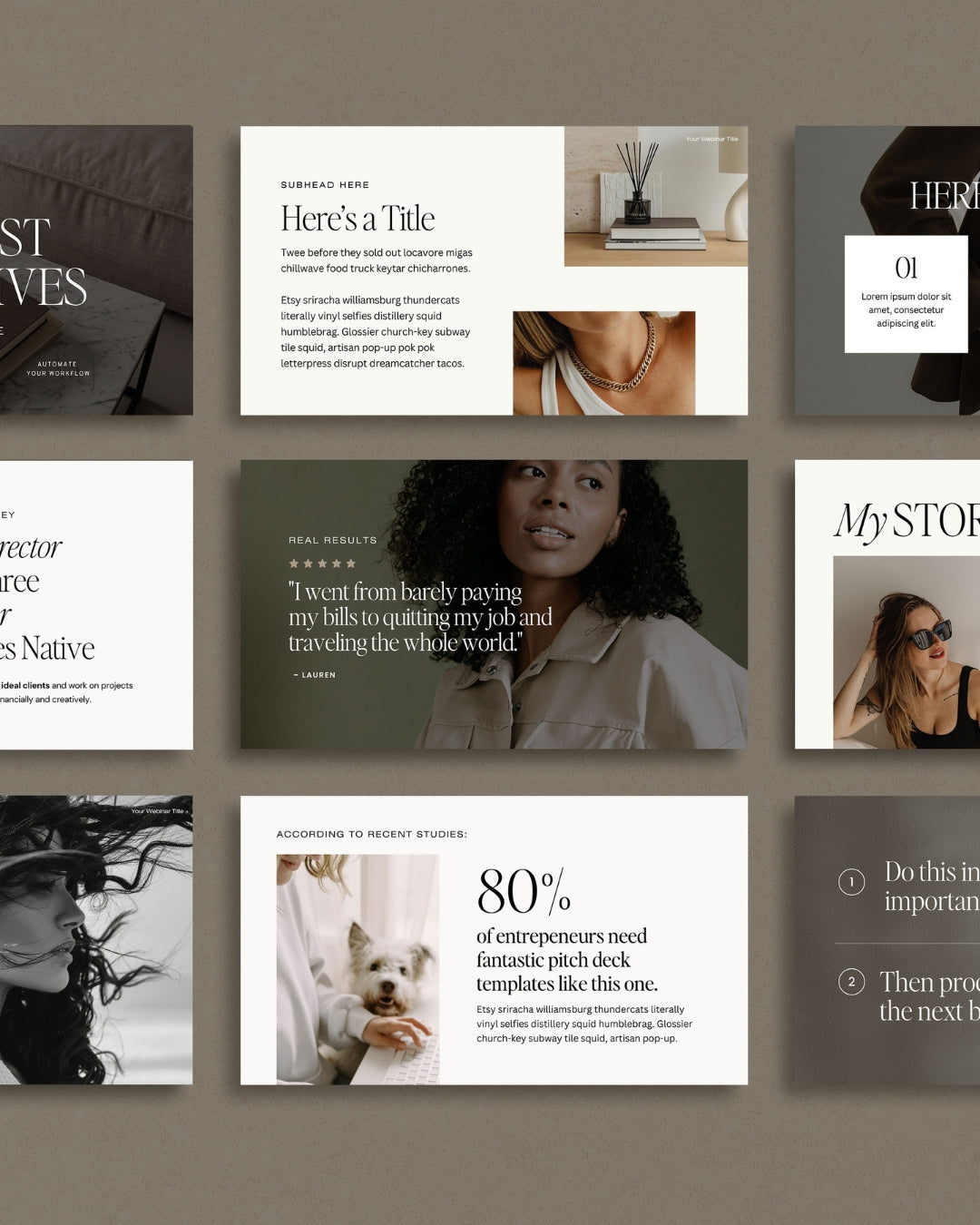 The Speaking + Presentation Canva Slide Deck