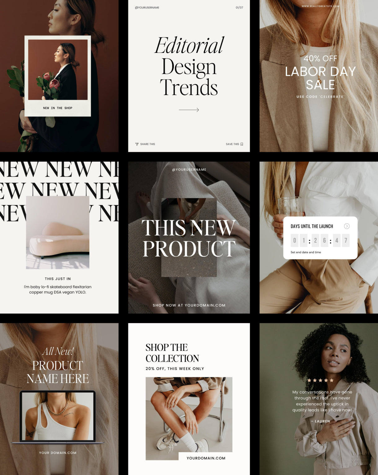 The Canva Sales Templates, Batch No. 01